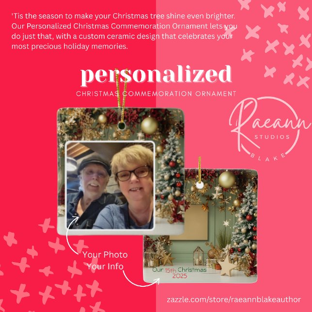 Personalised Christmas Commemoration Ornament (Creator Uploaded)