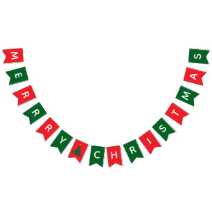 Personalised Christmas decoration Party Banner