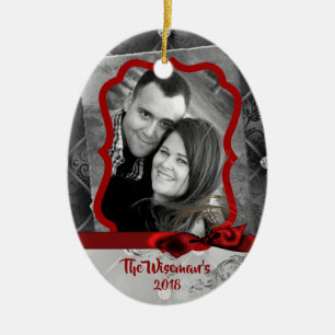 Personalised Christmas Diamond Tuff PHOTO Ornament