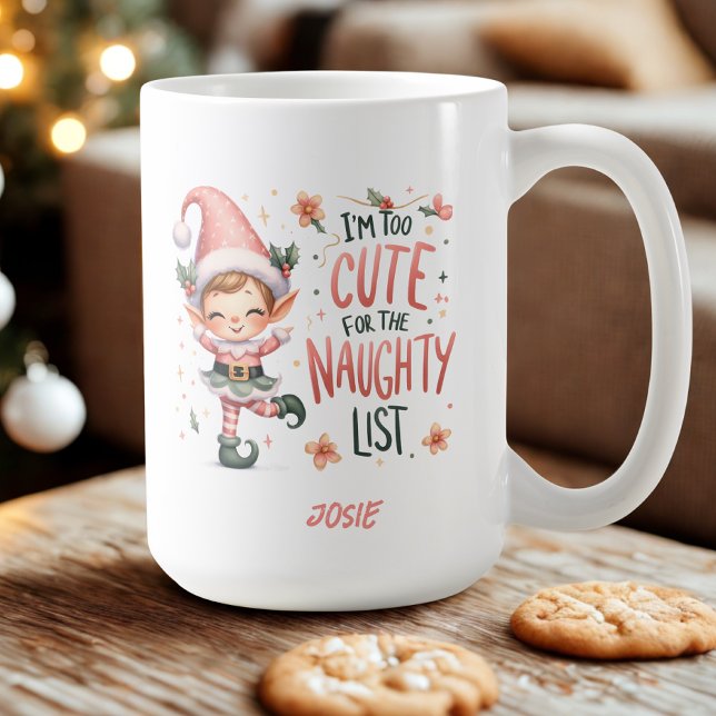 Personalised Christmas Elf Mug (Creator Uploaded)