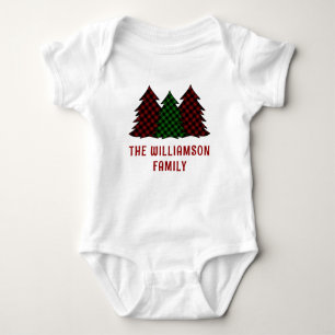 Personalised Christmas Family Matching Holidays Baby Bodysuit