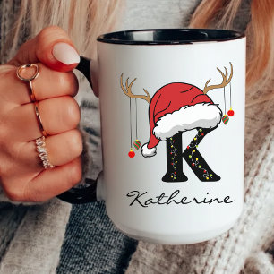 Personalised Christmas Family Mug for Mum and Dad