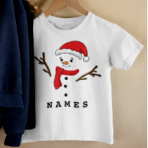 Personalised Christmas Festive Funny Snowman