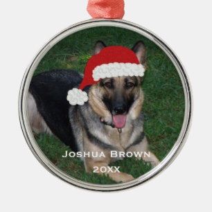 Personalised Christmas German Shepherd Ornament