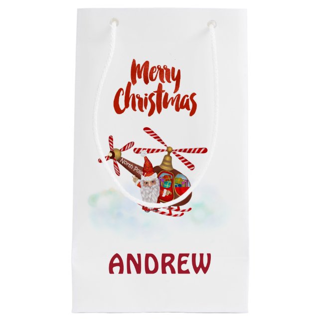 Personalised Christmas Gift Bag (Front)