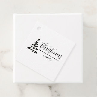 Personalised Christmas Gift Custom Modern T-Shirt Favour Tags