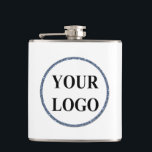 Personalised Christmas Gift Customised Idea LOGO Hip Flask<br><div class="desc">Add Your Logo Here_Christmas Holiday Gift
You can customise it with your photo,  logo or with your text.  You can place them as you like on the customisation page. Funny,  unique,  pretty,  or personal,  it's your choice.</div>