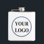 Personalised Christmas Gift Customised Idea LOGO Hip Flask<br><div class="desc">Add Your Logo Here_Christmas Holiday Gift
You can customise it with your photo,  logo or with your text.  You can place them as you like on the customisation page. Funny,  unique,  pretty,  or personal,  it's your choice.</div>