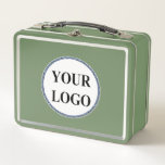 Personalised Christmas Gift Customised Idea LOGO Metal Lunch Box<br><div class="desc">Add Your Logo Here_Christmas Holiday Gift
You can customise it with your photo,  logo or with your text.  You can place them as you like on the customisation page. Funny,  unique,  pretty,  or personal,  it's your choice.</div>