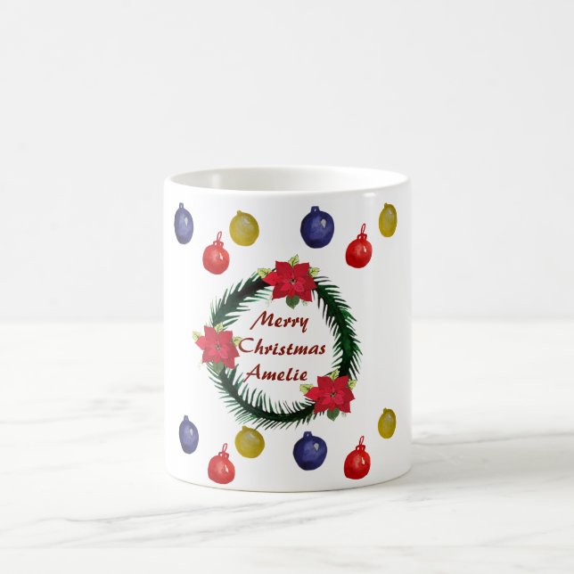 Personalised Christmas Gift  Mug (Center)