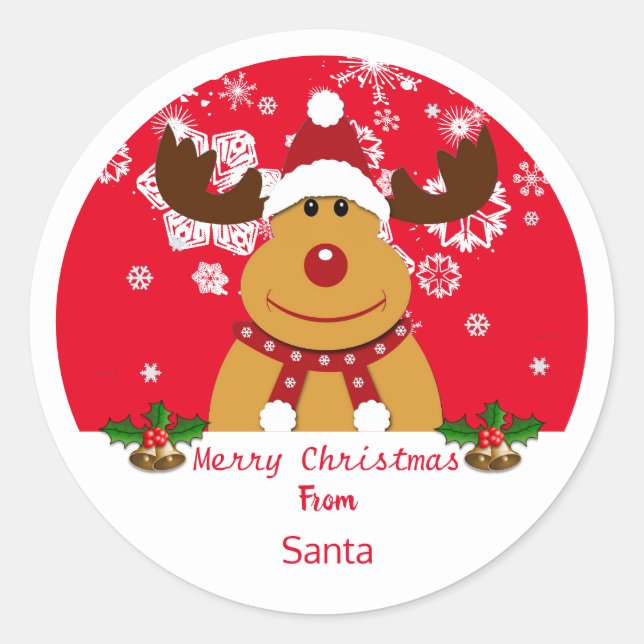 Personalised Christmas Gift Stickers (Front)