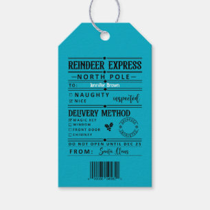 Personalised Christmas gift tags