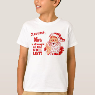 Personalised Christmas Gifts T-Shirt