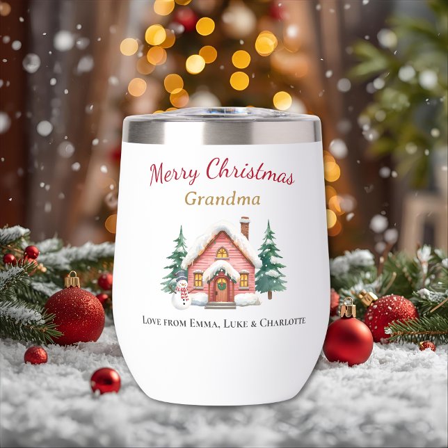 Personalised Christmas Grandma Tumbler Gift (Creator Uploaded)