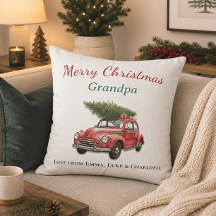 Personalised Christmas Grandpa Pillow Gift