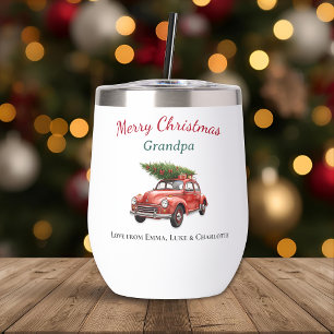 Personalised Christmas Grandpa Tumbler Gift