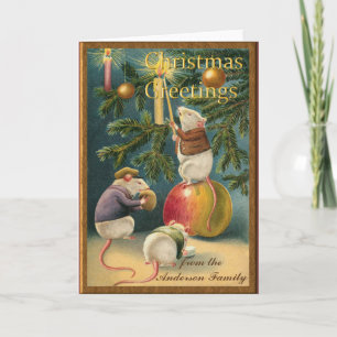 Personalised Christmas Greetings Card