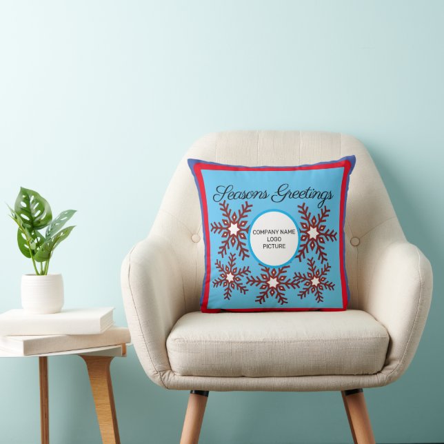 Personalised Christmas Greetings Cushion (Chair)