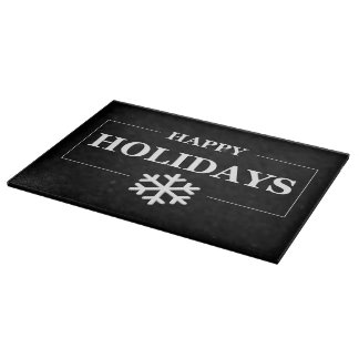 Personalised Christmas Happy Holiday Custom Gift Cutting Board