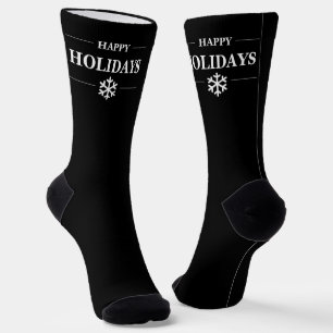 Personalised Christmas Happy Holiday Custom Gift Socks