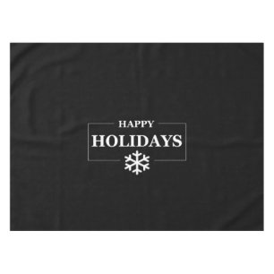 Personalised Christmas Happy Holiday Custom Gift  Tablecloth