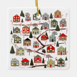 Personalised Christmas Holiday Gift Metal Ornament