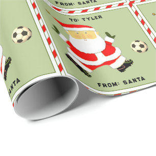 Personalised Christmas Holiday Gift Wrapping Paper