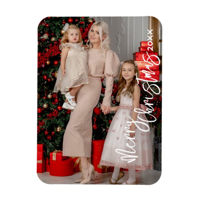 Personalised Christmas & Holiday Magnets, Photo Magnet (Vertical)