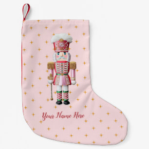 Personalised Christmas Holiday Nutcracker Small Christmas Stocking