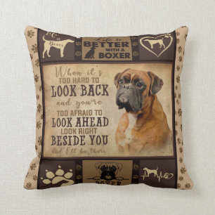 Personalised Christmas, Life Is Better With Boxer Cushion