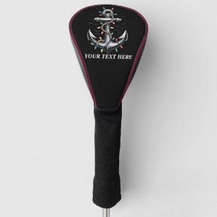 Personalised Christmas Lights Boating Sailing Golf Head Cover
