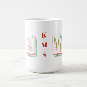 Personalised Christmas Mahjong Gift Coffee Mug