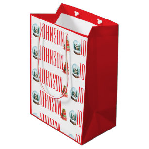 Personalised Christmas Medium Gift Bag