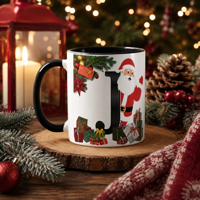 Personalised Christmas Monogram Mug  (Creator Uploaded)