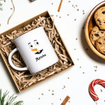 Personalised Christmas name mug,snowman face Coffe Coffee Mug<br><div class="desc">Personalised Christmas name mug, funny snowman face,  create your own personalised mug with thiscute funny cat design ,  this mug design can be perfect for family,  grandparents,  child and friend perfect gift for christmas.</div>