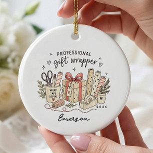 Personalised Christmas New Home Ceramic Ornament