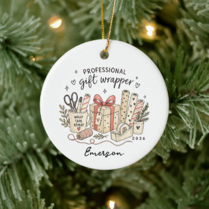 Personalised Christmas New Home Ceramic Ornament