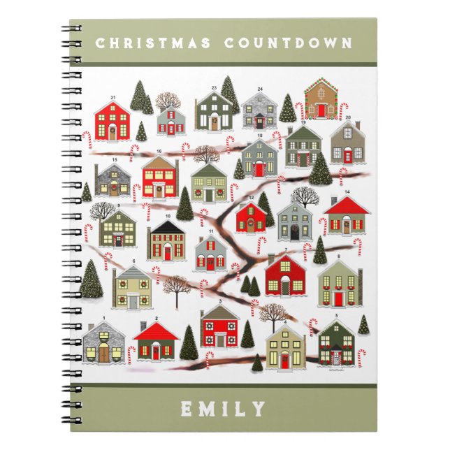 Personalised Christmas Notebook (Front)