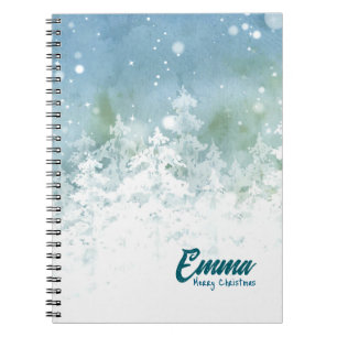 Personalised Christmas Notebook - Emma