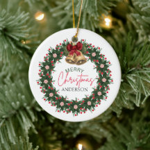 Personalised christmas ornament custom christmas o