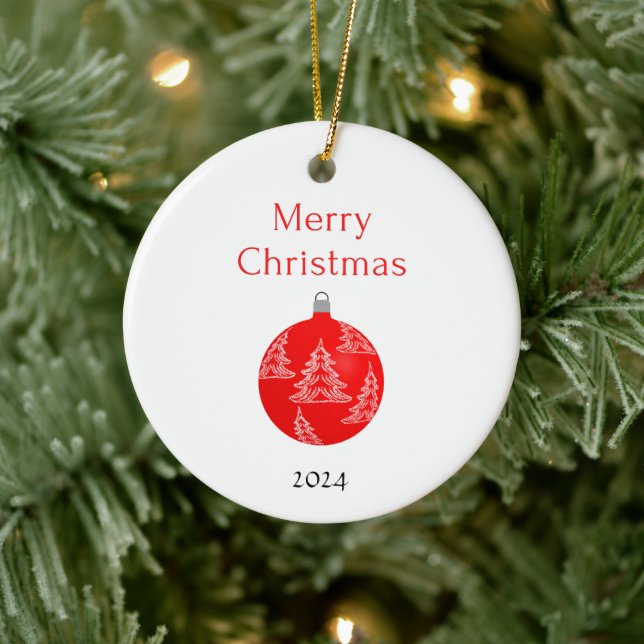 Personalised christmas ornament custom christmas o (Tree)
