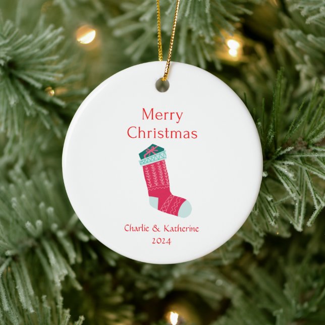Personalised christmas ornament custom christmas o (Tree)