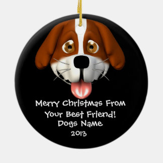 Personalised Christmas Ornament From A Dog