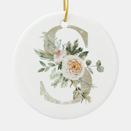 Personalised Christmas ornament with your initials