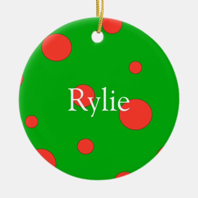 Personalised Christmas Ornaments (Front)