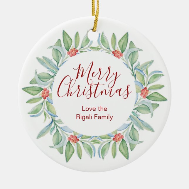 Personalised Christmas Ornaments (Front)