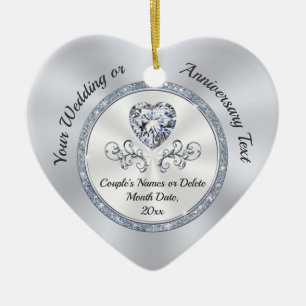 Personalised, Christmas Ornaments Wedding Favours