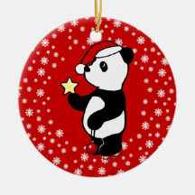 Personalised Christmas Panda Stocking