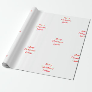 Personalised Christmas paper