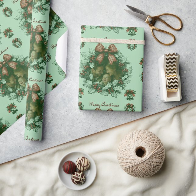 Personalised Christmas Pattern Wrapping Paper (Crafts)